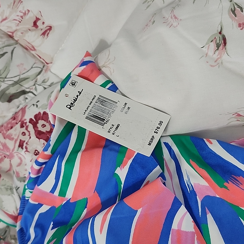 Colorful One-Piece Swimsuit - Picture 2 of 3
